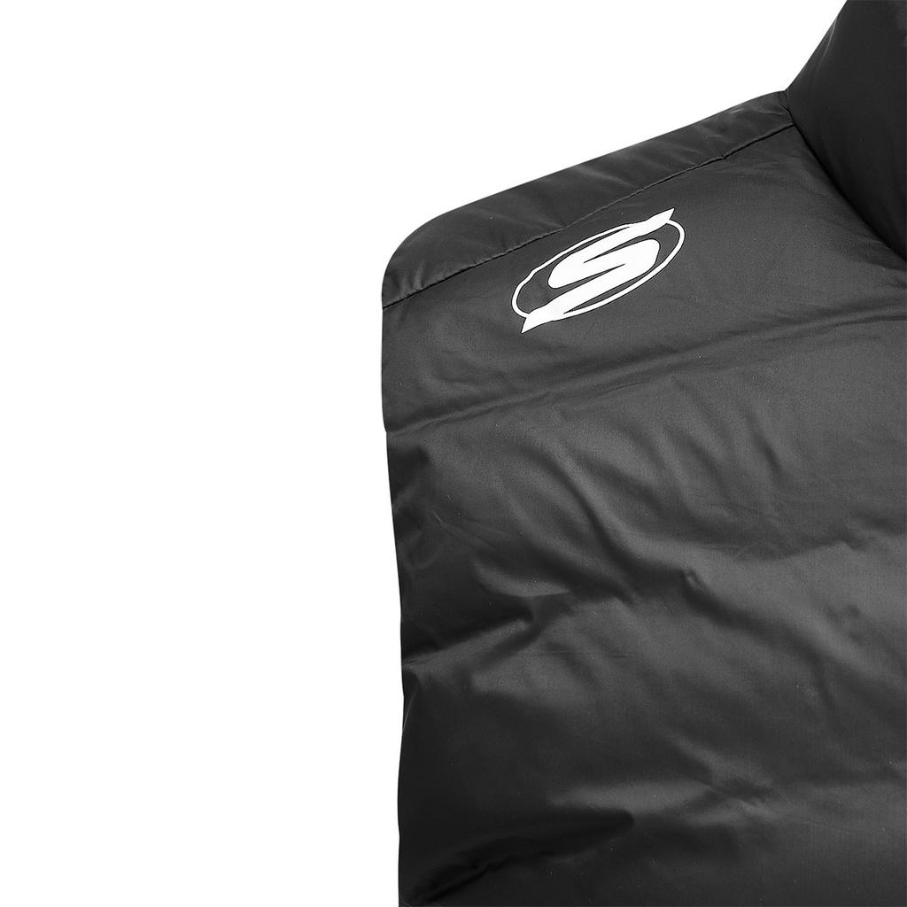 Skechers Basic Sports Series FW24 Lightweight Warm Woven Vest Men Vests Carbon-Black P424M155-0018