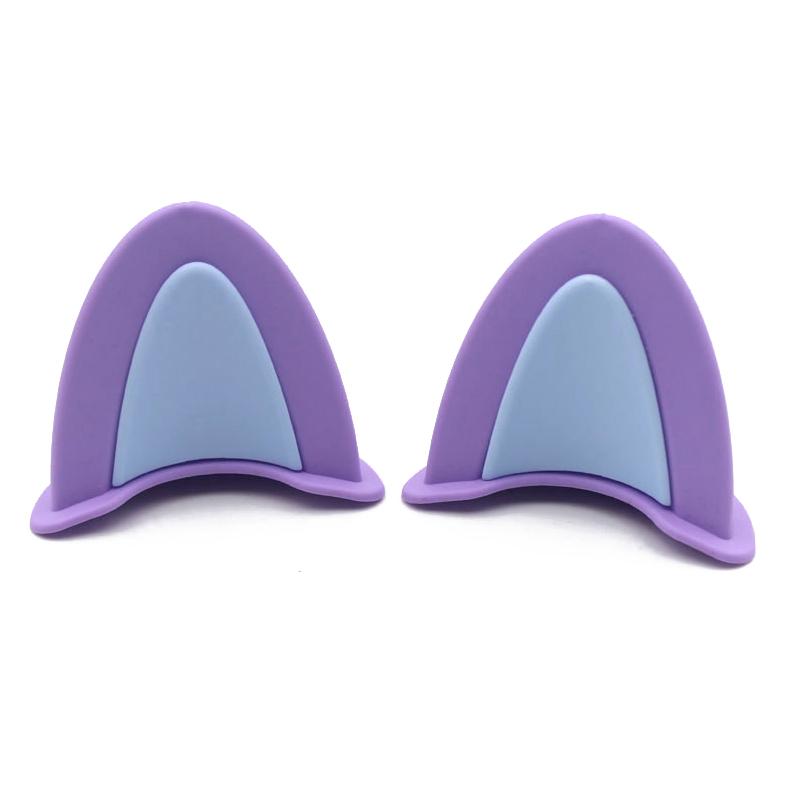 2 ks kočičí uši dekorace na helmu motocyklové elektrické samolepky dekorace roztomilé vícebarevné motocyklové helmy příslušenství univerzální