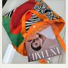 Printed Canvas Bag Women's Hand Bag Large Capacity Student Tutoring Shoulder Bag