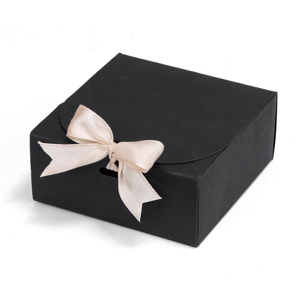 Cross-border Ribbon Gift Box with Bow for Souvenirs and Birthday Gifts