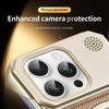 Magnetic PU Leather Aromatherapy Bracket Phone Case For iPhone 12 13 14 15 16 17 Pro Max Plus Wireless Charging Borderless Cover