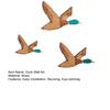 3 Pcs Wooden Duck Hunting Wall Decor Vintage Flying Ducks Wall Art Rustic Farmhouse Hanging Sign for Entryway Nursery Living Room Decor
