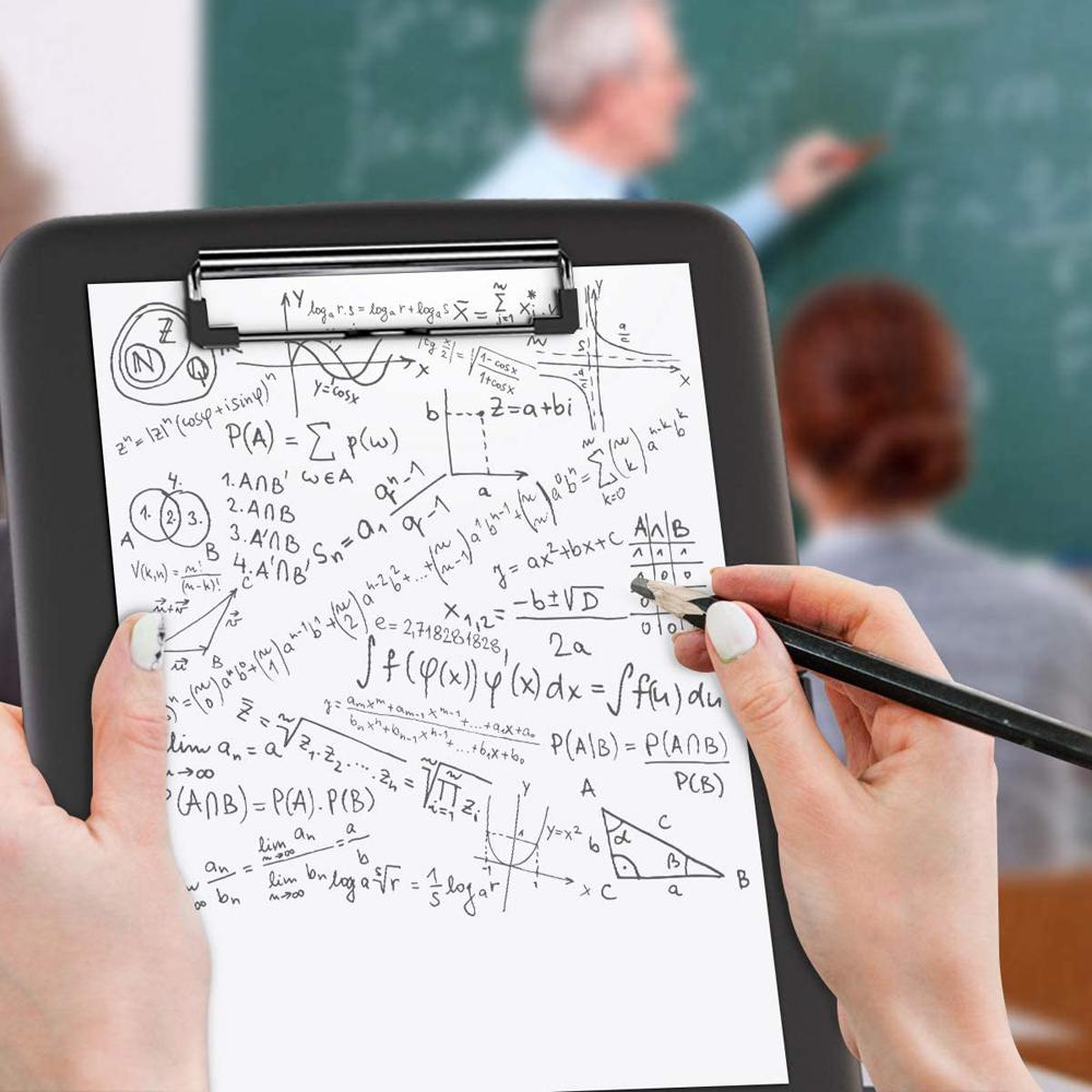 Waterproof Stationery Lightweight Plastic Document Case A4 Clipboard Box Writing Pad Filing Storage