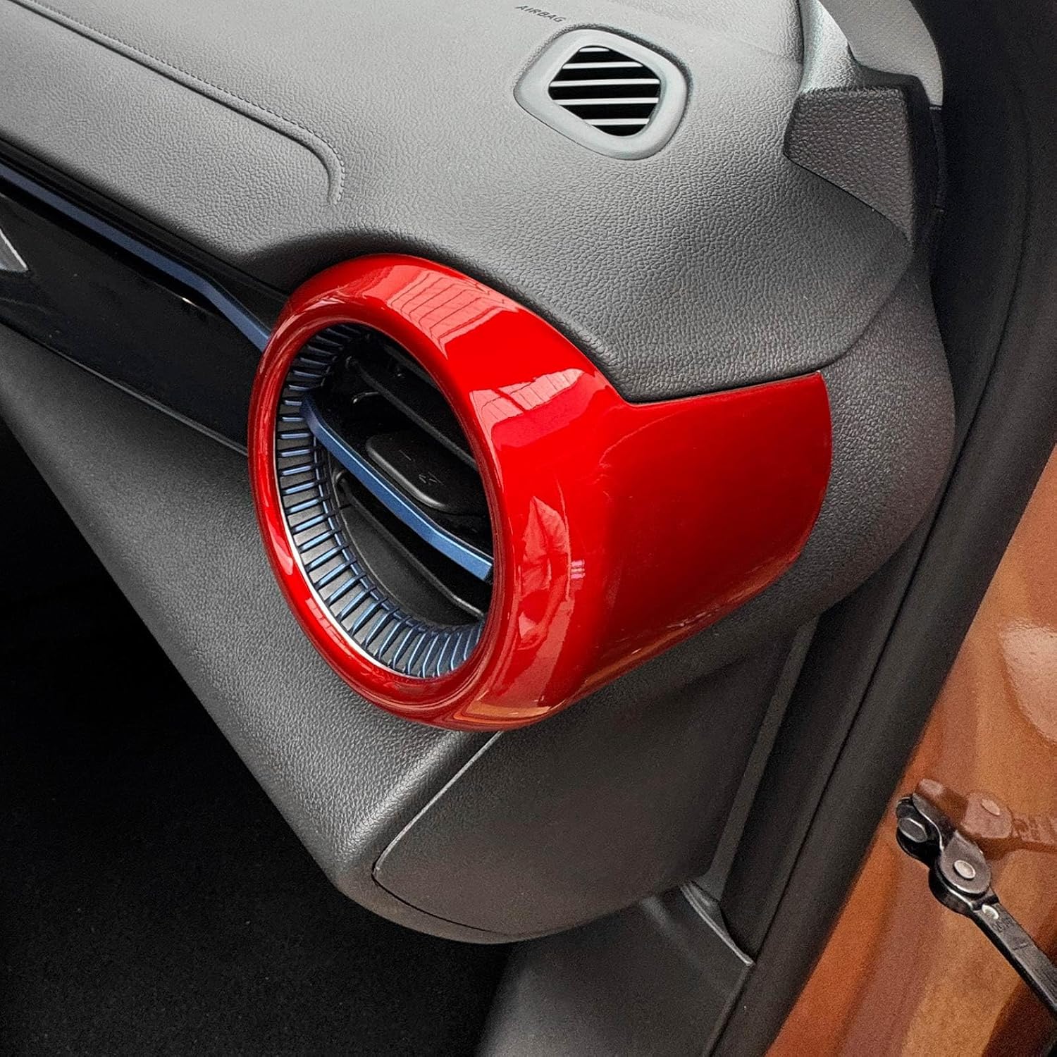 

YOUTOOCAR 2PCS Air Outlet Vent Covers Compatible with Chevy Trax 2024-2026 Accessories (Wood Grain) красный