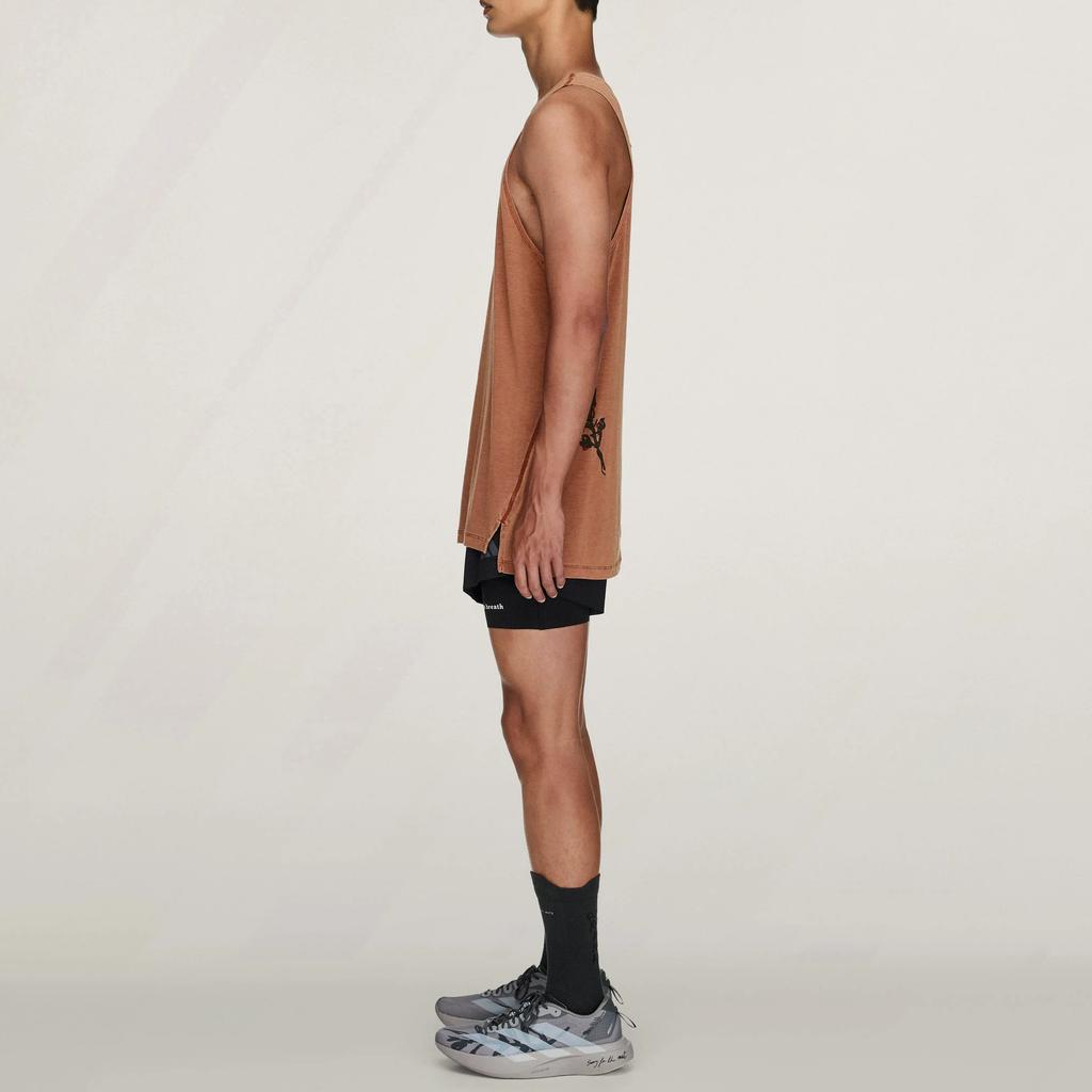 Men's Adidas X SONG FOR THE MUTE Running Tank Tops Men's Brown