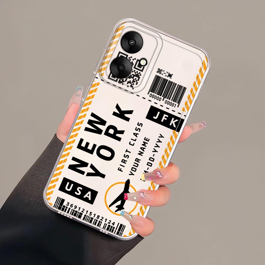 Soft Phone Cover Phone Case for Xiaomi Mi 11T Pro 11 Lite CreativeBboarding Pass