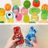 10Pcs Fruit Filled Resin Lovely Stress Relief Toy Soft Slow Diy Rising Deformable Squeeze Fidget Sensory Toy