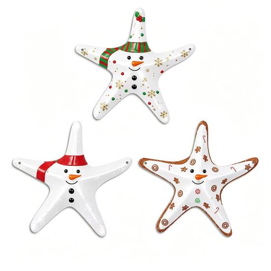 

3Pcs Star Decoration Natural Solid Wood Polished Smooth Burr-Free Surface Multi-scene Decorative Star Christmas Trees Curtains Festival Decor 3pcs