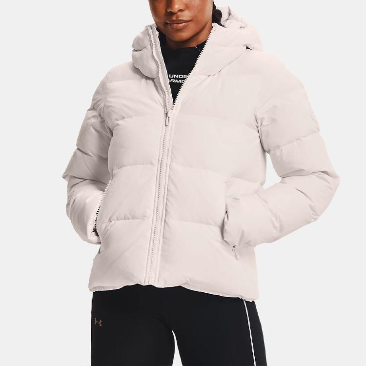 Under Armour Training Sports Down Jacket Women Jacket White 1365811-112