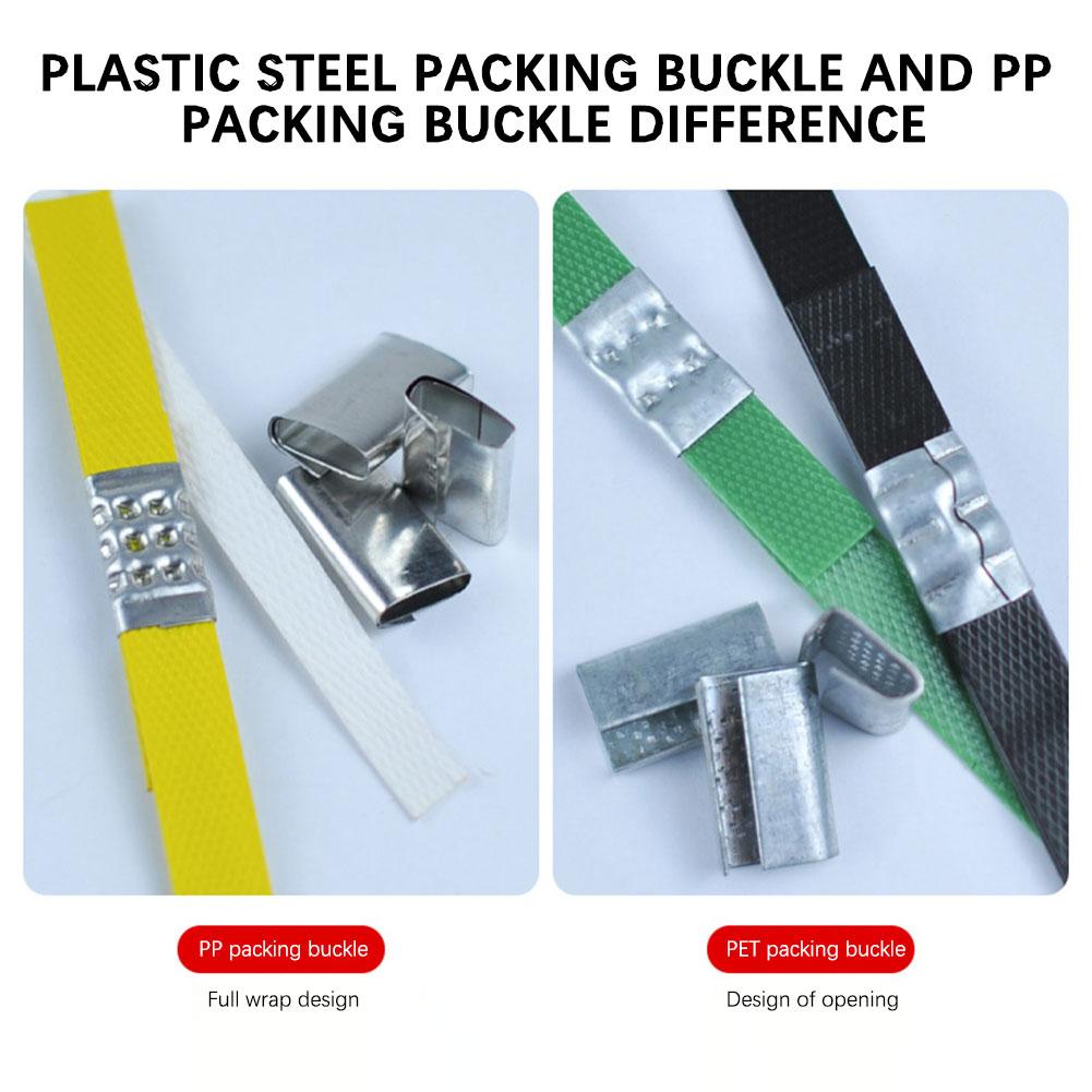 Plastic Poly Strapping Metal Buckle Effortless Manual Application For PET Strapping China Mainland
