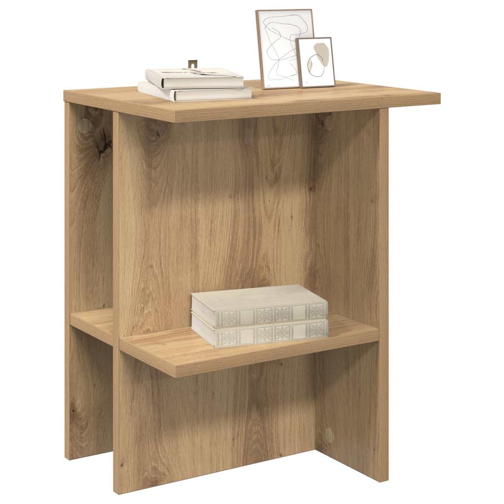 Artisan Oak Coffee Table 40 x 30 x 49 cm Engineered Wood