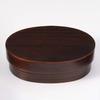 MUJI Wooden Lacquered Lunch 18cm W x D x Product 37185333 Box, Approx. 12.5cm 5.5cm H, Number