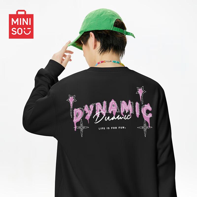 

Мужской свитшот MINISO в американском ретро-стиле с круглым вырезом L