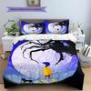 Coraline2 Pattern Bedding Quilt Set  Home Decoration  Gift (1 * Duvet Cover + 2 * Pillowcase  Without Core)