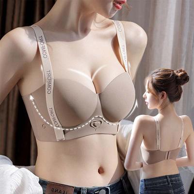 Sutiã Push Up para Mulheres Sutiãs Sem Costura Sexy Bralette Sem Fio Confortável Cor Sólida Sutiã Lingerie Feminina