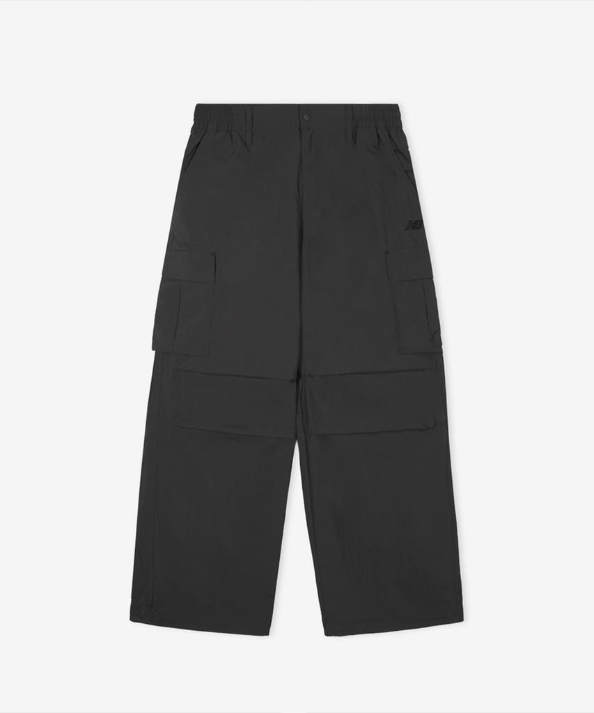 Nyuballanseu Nbntg31513 / Uni Frozen Cotton-Like Cargo Wide Pants (Charcoal)