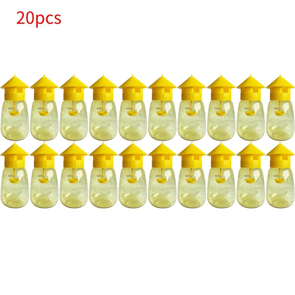 Plastic Fruit Fly Trap Killer Drosophila Trap Anti Fly Fruit Fly Killer Catcher Orchard Insect Trap Pest Control Tool 1-20pcs