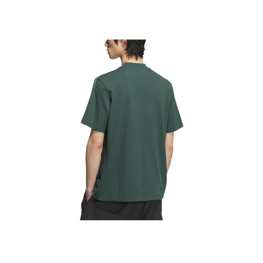 Adidas Graphic Loose Fit Sports Crew Neck Short Sleeve T-Shirt Men Tops Mineral-Green JD3258