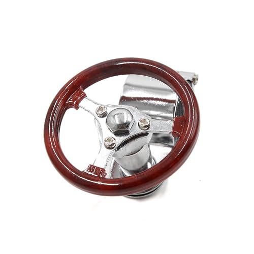 

Ручка-набалдашник на руль автомобиля ABSOPRO, силовой шар для поворота, металлические коричневые детали