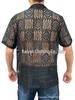 Men's Mesh Hollow-Out Short Sleeve Casual Button Shirt - Summer See-Through Twist Design