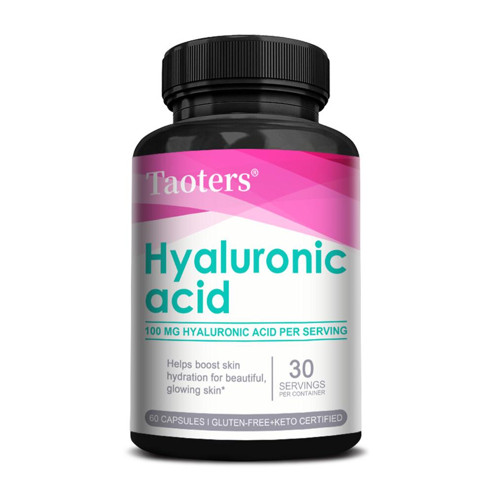 High-concentration hyaluronic acid complex, revitalizing and rejuvenating, 60/120 capsules.