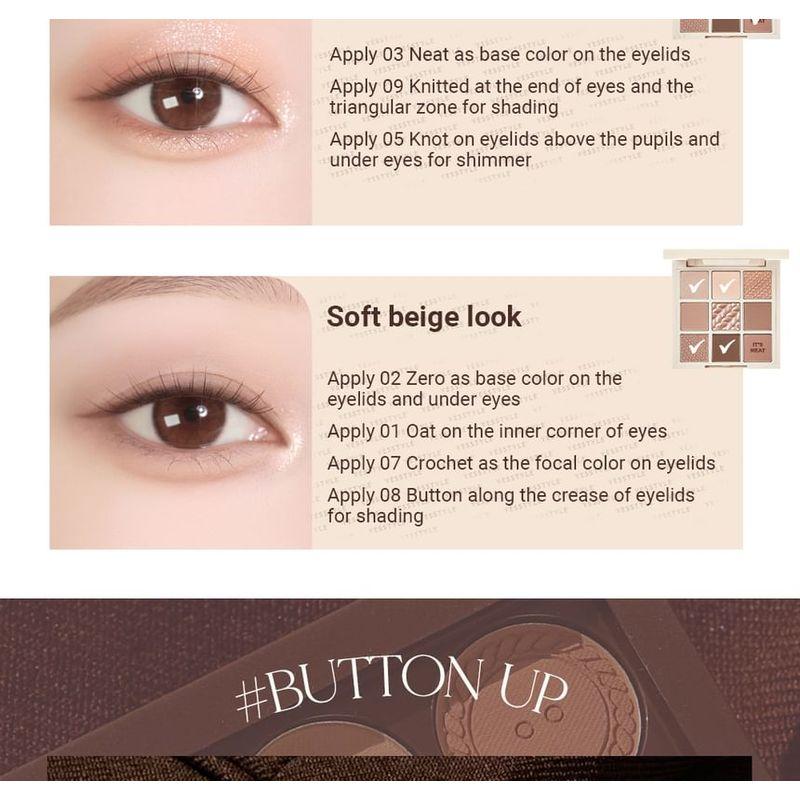 HOLIKA HOLIKA - My Fave Mood Eye Palette It's Neat Collection - 2 Types