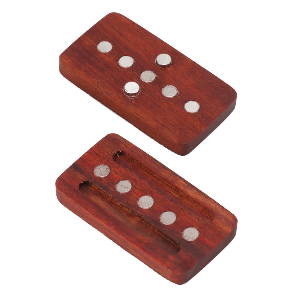 Fidget Slider Rotes Sandelholz Stressabbau Graviert Fingerspitzen Fidget Slider Spielzeug für Büro Limitiert