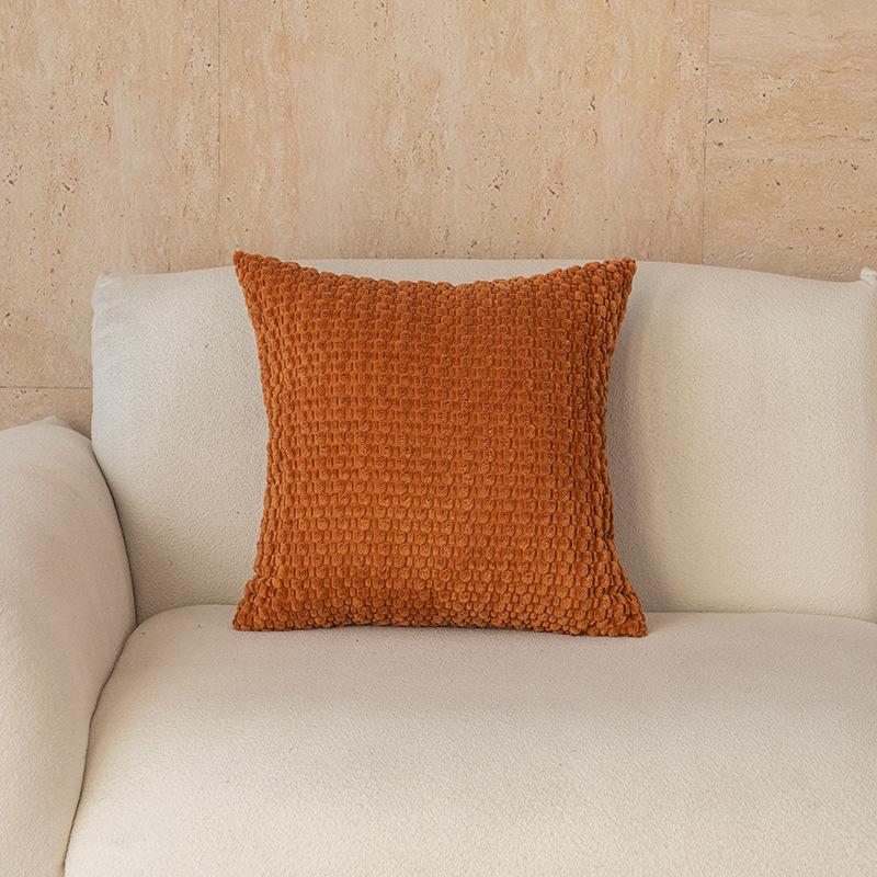 2pcs Modern Double-Sided Design Soft Velvet Sofa Cushion Covers, Office Chair Backrest Pillowcases, Durable Headboard Cushion Covers for Sofa and Bed