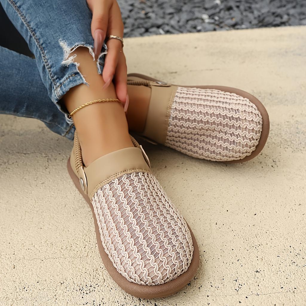 Zapatos Casuales Vintage de Moda para Exteriores para las Cuatro Estaciones, Mules, Zuecos para Mujer