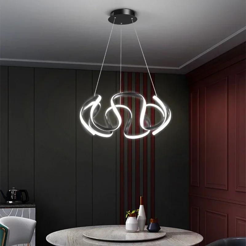 Modern Pendant Lamp LED Hanging Chandelier For Living Dining Room Bedroom Kitchen Island Home Decoration Lighting Fixture Lustre