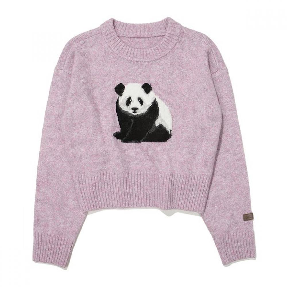 Panda Soft Sweater  Purple  [seohyun Worn]
