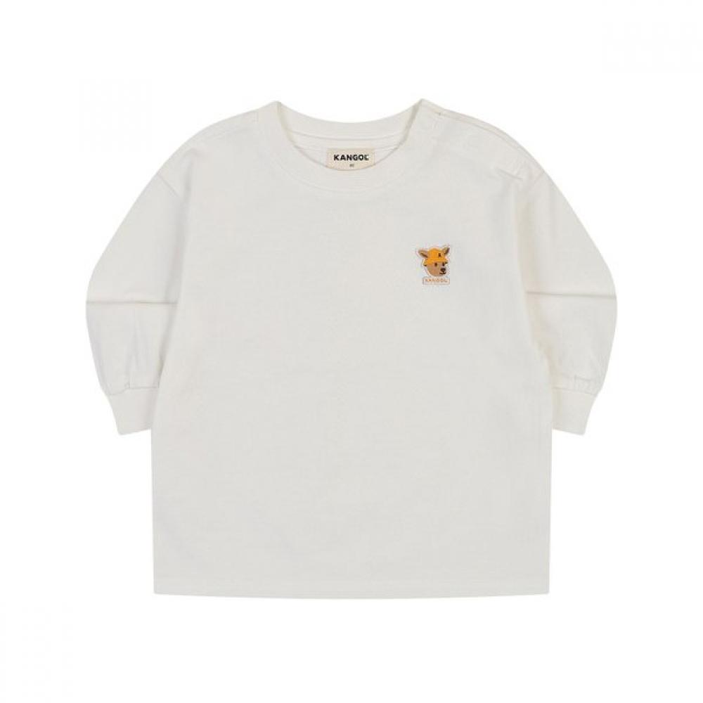 Kangol Детская Базовая футболка с символом Lo Цвет: Слоновая кость Sa 0c05 Ivory/080