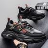 Autumn men's shoes new 2025 breathable youth sports shoes trendy versatile platform casual running dad shoes men
