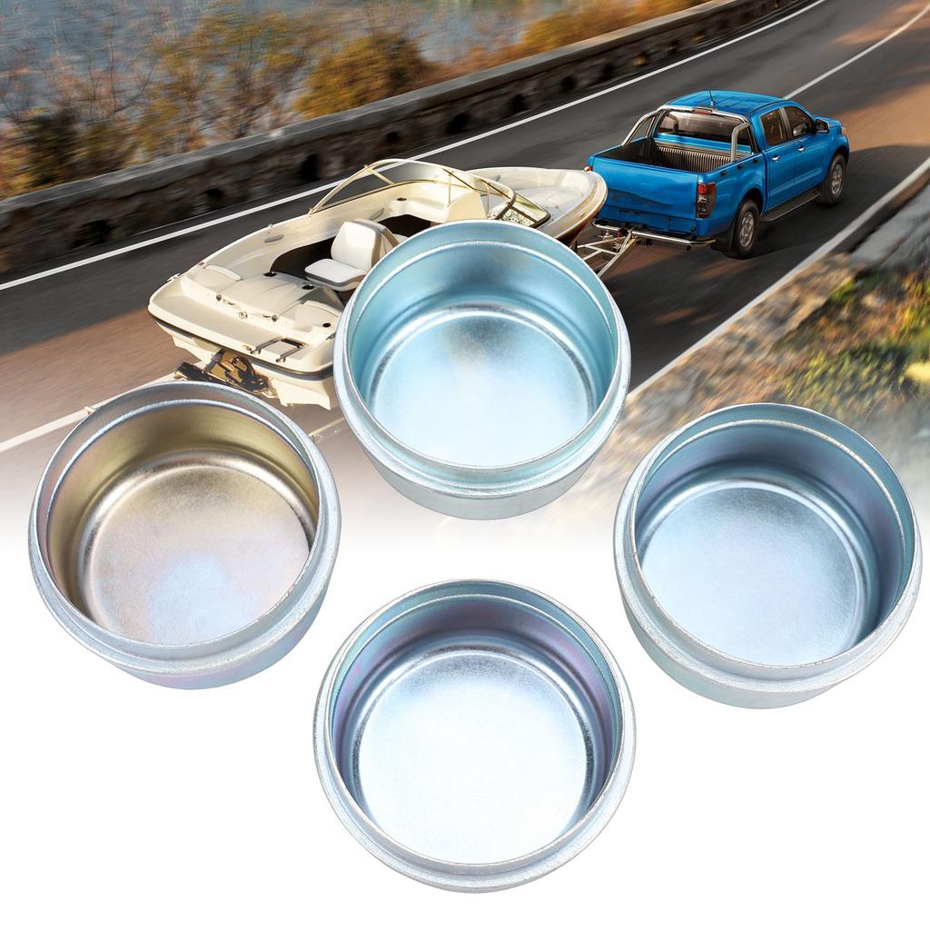 4pcs 1.98in Trailer Axle Dust Cap 539102535 Lawn Mower Dust Cap Grease Cover Replacement for Dexter EZ Lube 2000 To 3500 Lbs Trailers