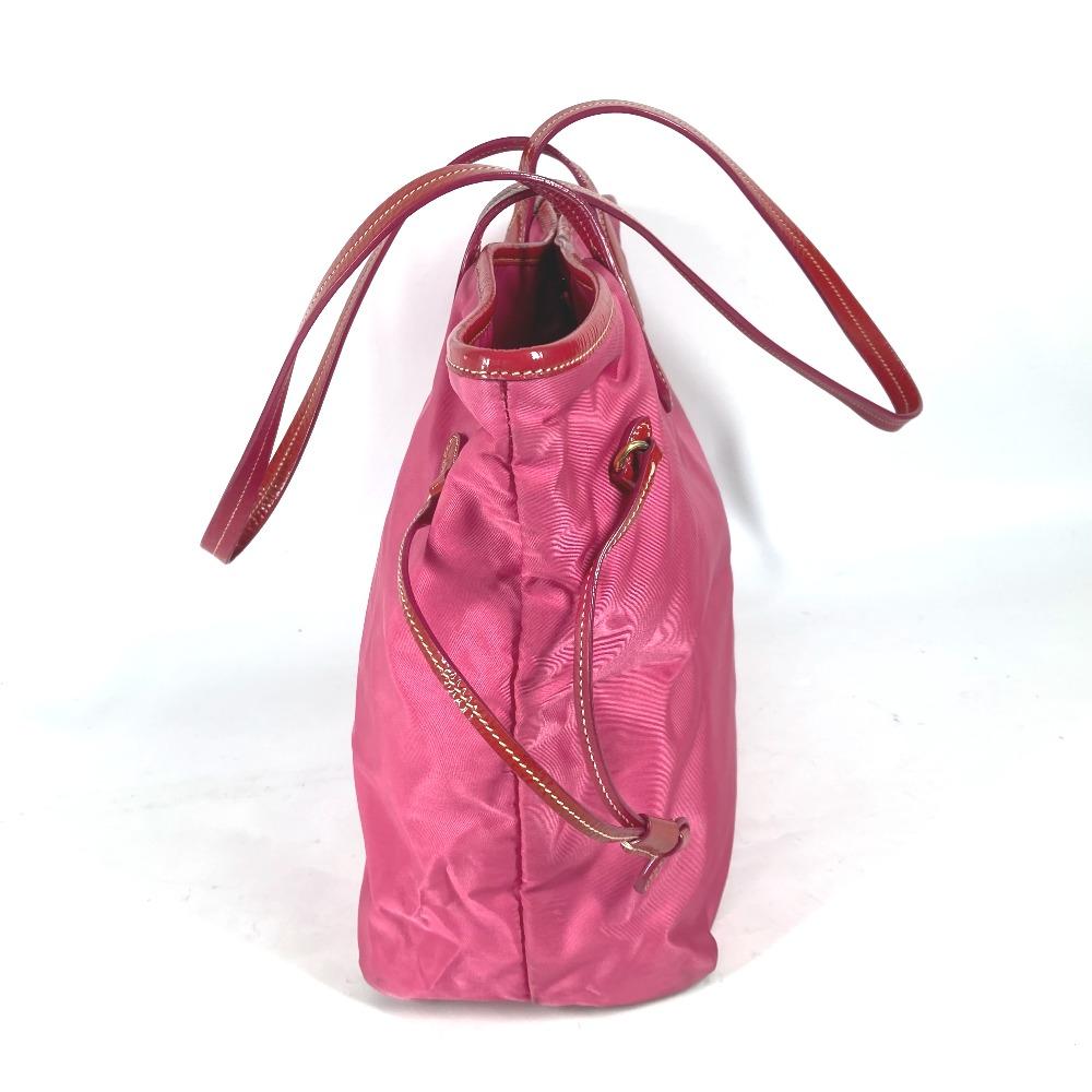PRADA logo Bag Shoulder Bag Tote Bag Shoulder Bag Nylon / enamel pink
