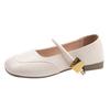 High temperament Mary Jane shoes women's new square head versatile fashion single shoes gentle with skirt princess shoes