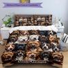 3PC Custom Name Pit Bulls: Strength Loyalty Bedding Set Printed Bedding Set Duvet Cover Closure Includes 1 Duvet Cover & 2 Pillowcases for All Seasons