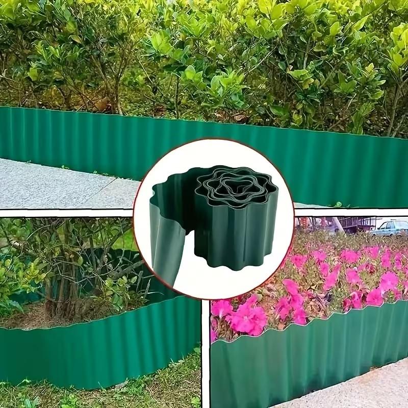 1pc Corrugated Plastic Garden Edge Wave-Shaped Lawn Fence For Protect Crops Form Damage And Inluny Gardening Accessories