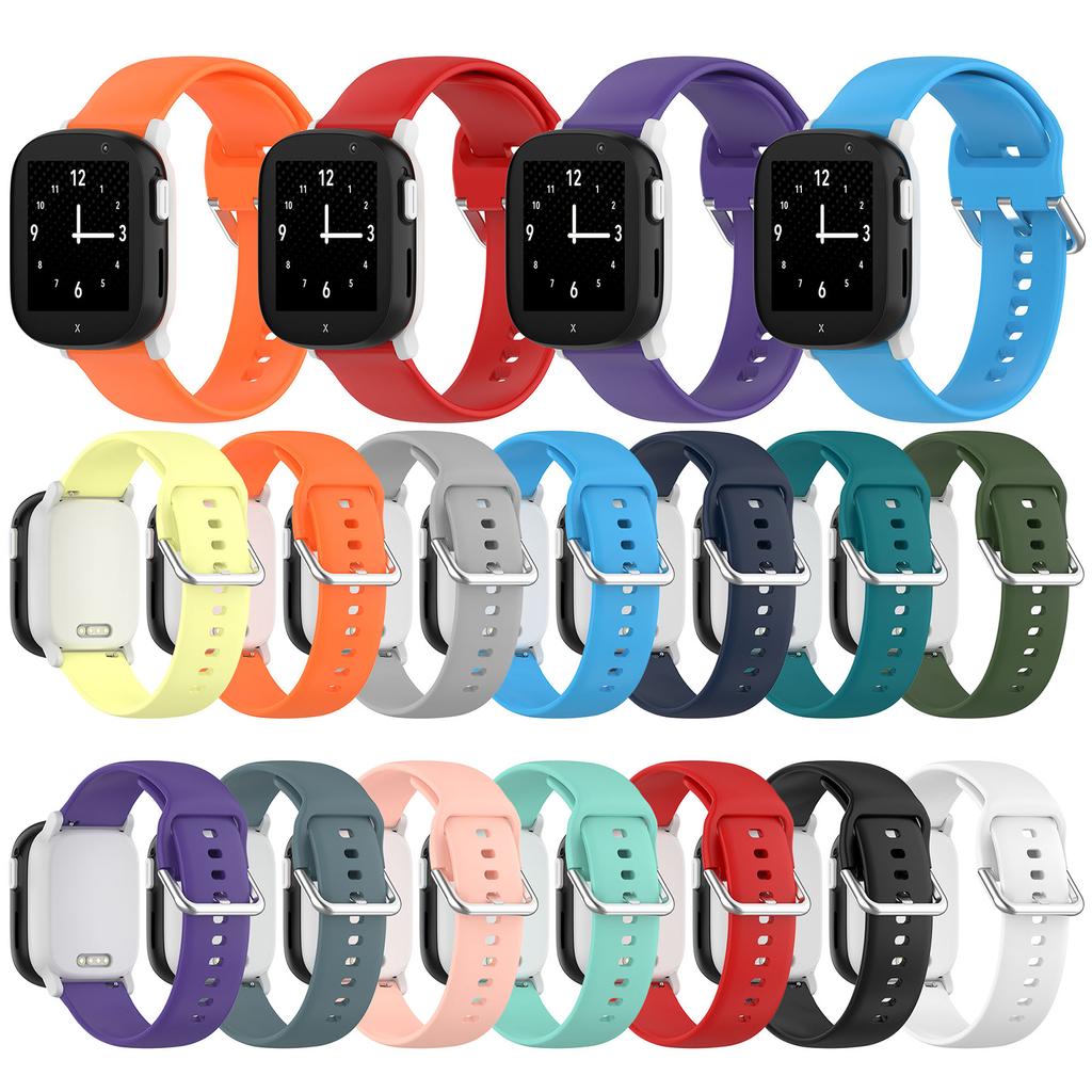 Adjustable Silicone Bracelet for Kids Watch Sweatproof & Washable Watch Strap for Sports & Fitness for Xplora X6 Play