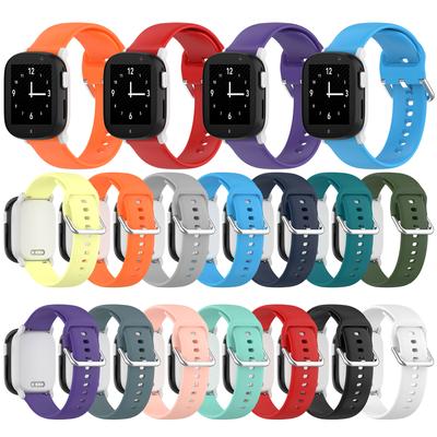Justerbart silikonarmband för barnklocka Svetttåligt och tvättbart klockarmband för sport & fitness för Xplora X6 play