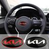ZPFY2 Car Interior Stickers Decoration Accessories For Rio Ceed Sportage Cerato Soul Car Steering Wheel Center Sticker
