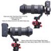 iShoot Lens Support Lens Bracket Tripod Camera Tripod Mount Compatible with Tamron Di III VXD A058 E Bottom Quick Release Plate with Compatible with