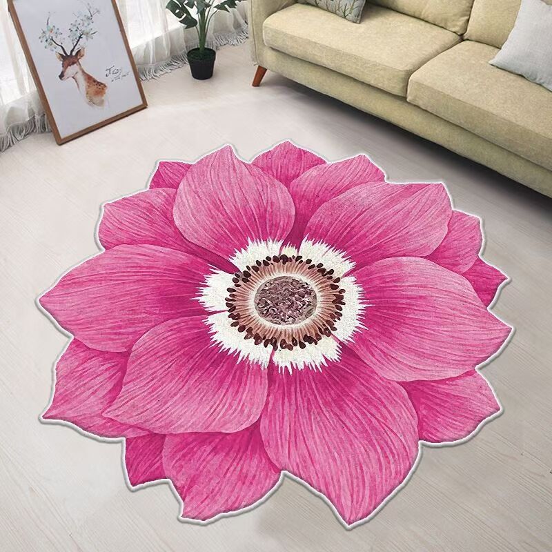 Großer Blume Kreis Teppich Wohnzimmer Teppich Schlafzimmer Bettvorleger