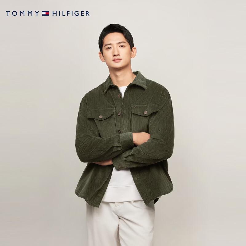 

Tommy Hilfiger Men s Corduroy Casual Long-Sleeve Shirt M