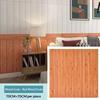 3D Wood Slat Wall Panels Self Adhesive Sound Absorbing For Home Living Room Office Wall Decor