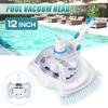 12 Inch Adjustable Angle Swimming Pool Suction Vacuum Cleaner Head with Filter Mesh Pond Cleaning Tool