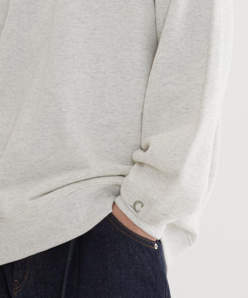 COVERNAT Small Authentic Sweatshirt Oatmeal