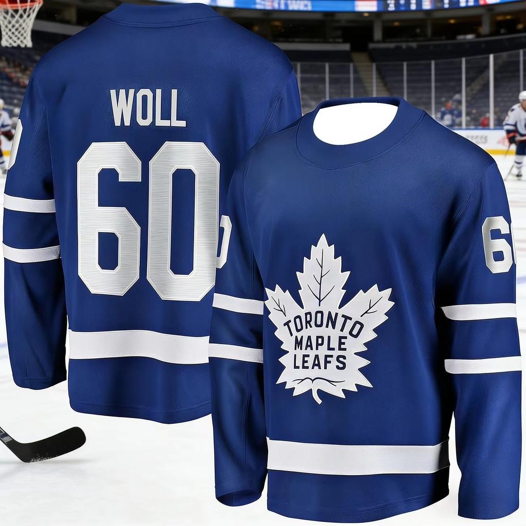 2026 Hotsale Men's New Toronto Ice Hockey Training Jersey with 3D Print, Breathable, Moisture-Wicking Long-Sleeved T-Shirt Kids
