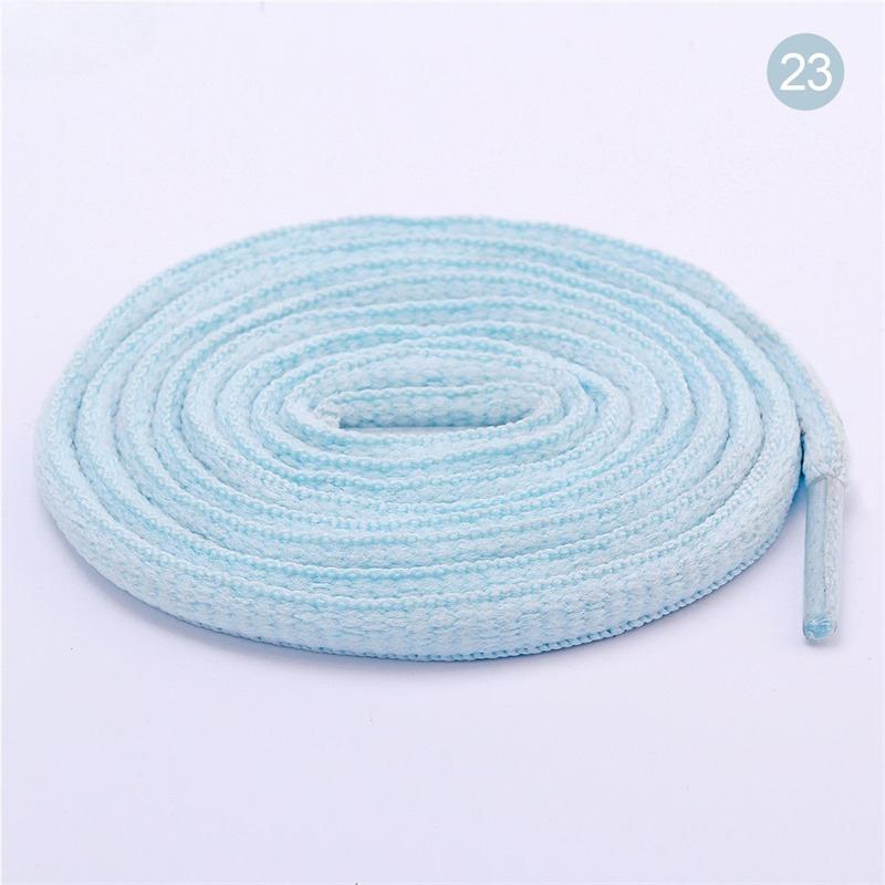 Fashion Multi Color Durable Non Fading Round Shoelace Black White Dirt Resistant Versatile Shoelaces Half Round Shoe Accessories