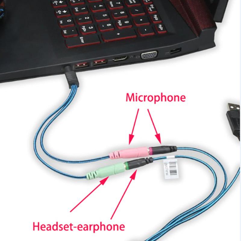 Casque Gaming Circum-Aural Inzhuo G2000 avec Microphone, Basses Profondes pour Musique sur Ordinateur Portable/de Bureau